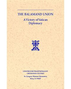 The Balamand Union: A Victory of Vatican Diplomacy