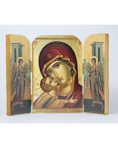 Wooden Icon Triptych - Annunciation