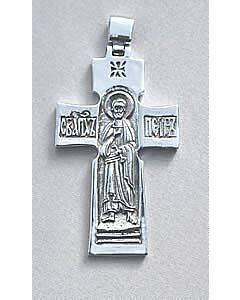 Sterling silver 19th-century Russian pectoral Cross