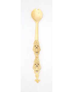 Gold-plated bronze Communion Spoon