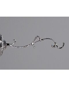 Medium-Length Nickel-Plated Brass Lamp Hook