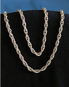 Faux gold rope chain
