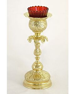 Lacquered brass Holy Table lamp