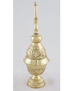 Lacquered Brass Holy Water Sprinkler