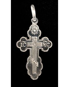 Large sterling silver St. Olga’s Cross (1.25")