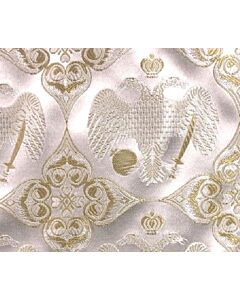 “Double Eagle” Rayon Brocade with Real Metal