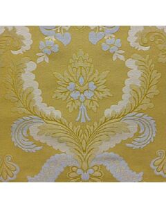 “Radiance” Rayon Brocade with Real Metal