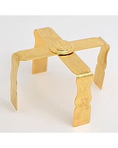 Large Gold-Plated Embossed Asterisk (Star)