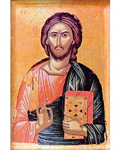 Magnetic acrylic Icon of Christ (Theophanes the Cretan)
