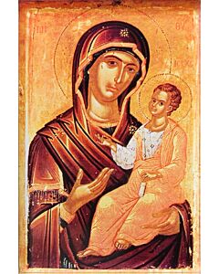 Magnetic acrylic Icon of the Theotokos (Theophanes the Cretan)