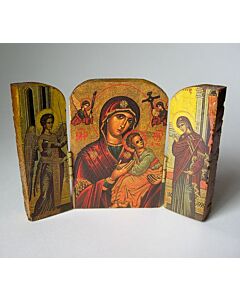 Wooden Icon triptych