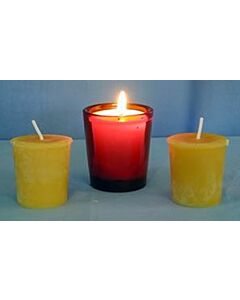 15-hour beeswax votive candle 