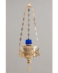 Gold-plated vigil lamp, size #3
