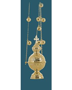 Gold-Plated Censer with Bells