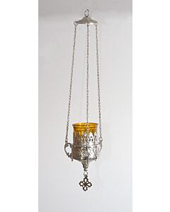 Nickel-plated vigil lamp
