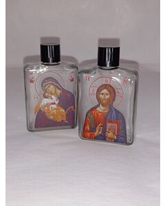 Holy Water Bottle 1oz. w/Icon 