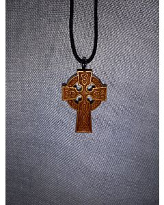 Cherry Wood Celtic Cross