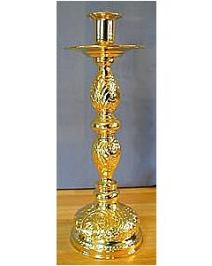 Gold-plated candlestick