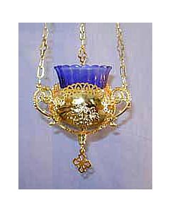 Gold-plated vigil lamp