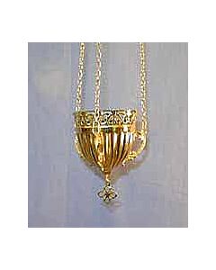 Gold-plated vigil lamp