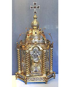 Gold- and silver-plated tabernacle - SPECIAL ORDER!