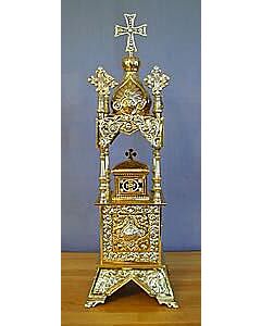 Gold- and silver-plated tabernacle - SPECIAL ORDER!