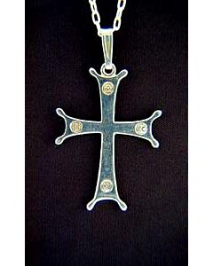 Great Entrance Cross - silver (1.25")