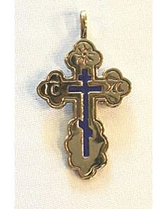 14k gold and enamel St. Olga's Cross