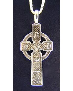 Celtic Cross #1, Sterling Silver (1.375")