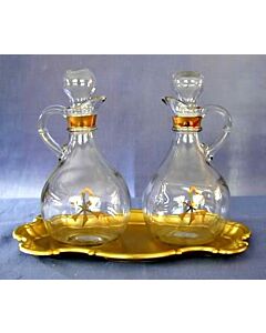 Cruet set with tray