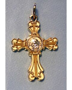 14k gold neck Cross