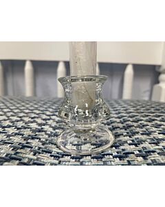 2 1/4" Glass Candle Holder