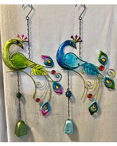 Peacock Windchime with bell