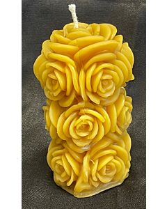 Rose Pillar Candle