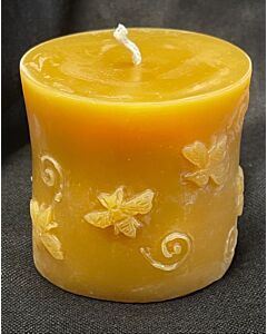 Busy Bees Short Pillar Candle