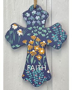 Cross - Faith (large blue)