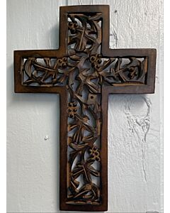 Wooden Carved Cross