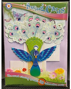 Peacock Pop-up Card