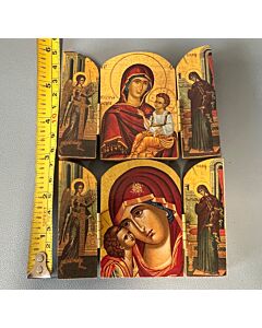 Small Triptych Icon - Annunciation