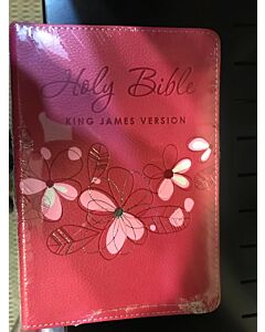 KJV Bible - Pink Floral