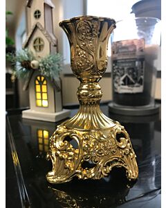 Golden Candle Holder