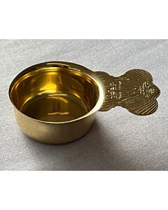 Lacquered brass Russian zeon cup