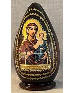 Icon of the Theotokos, Egg Shaped Nesting Doll