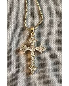 Clear Rhinestone Cross