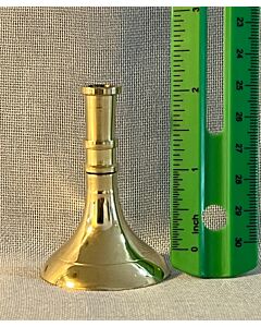 Brass Candle holder with flared base