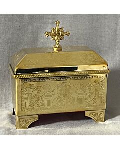 Medium Gold Plated Artophorion (Pyx)