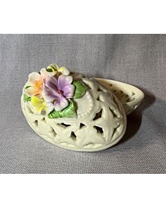 Porcelain Egg with Flowers