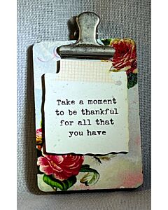 Small Plaque - Take a Moment