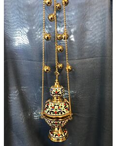 Enameled Censer with Bells