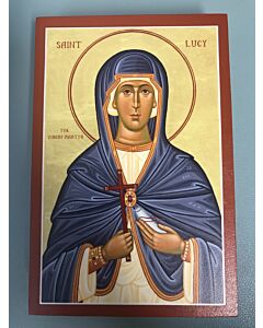 Saint Lucy Icon 4x6